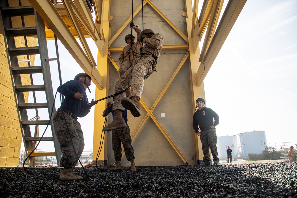 India Company Rappel Tower