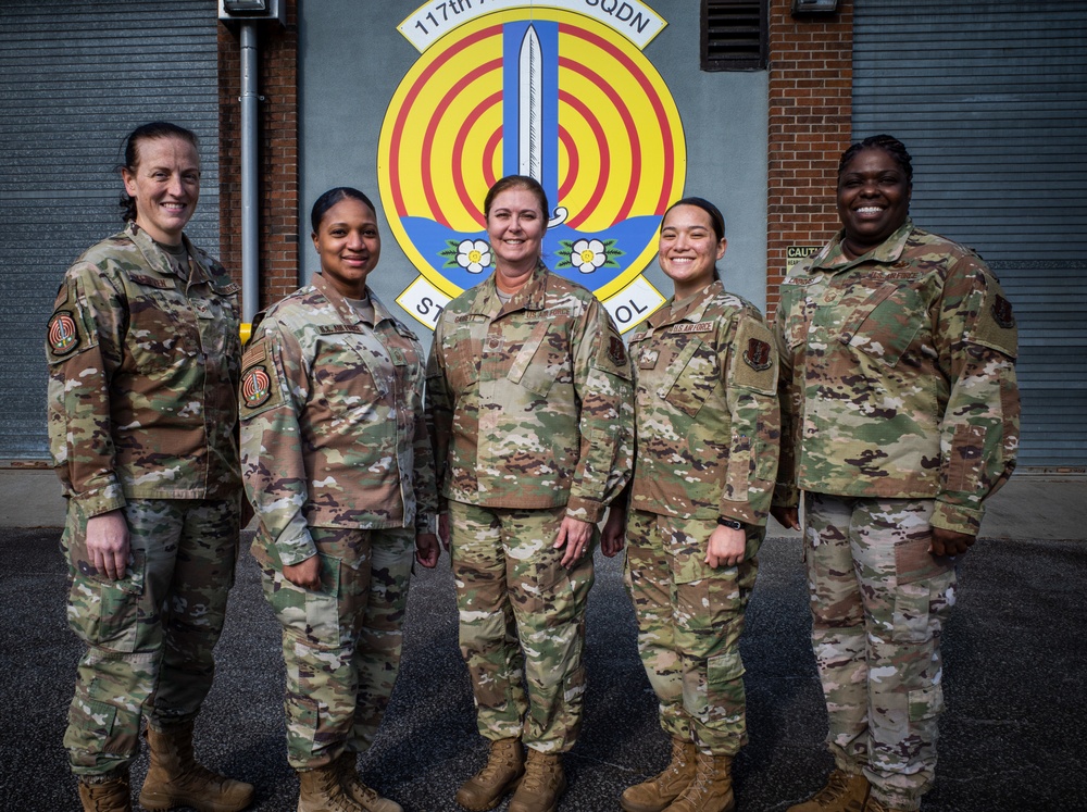 Women of 117th Air Control Squadron