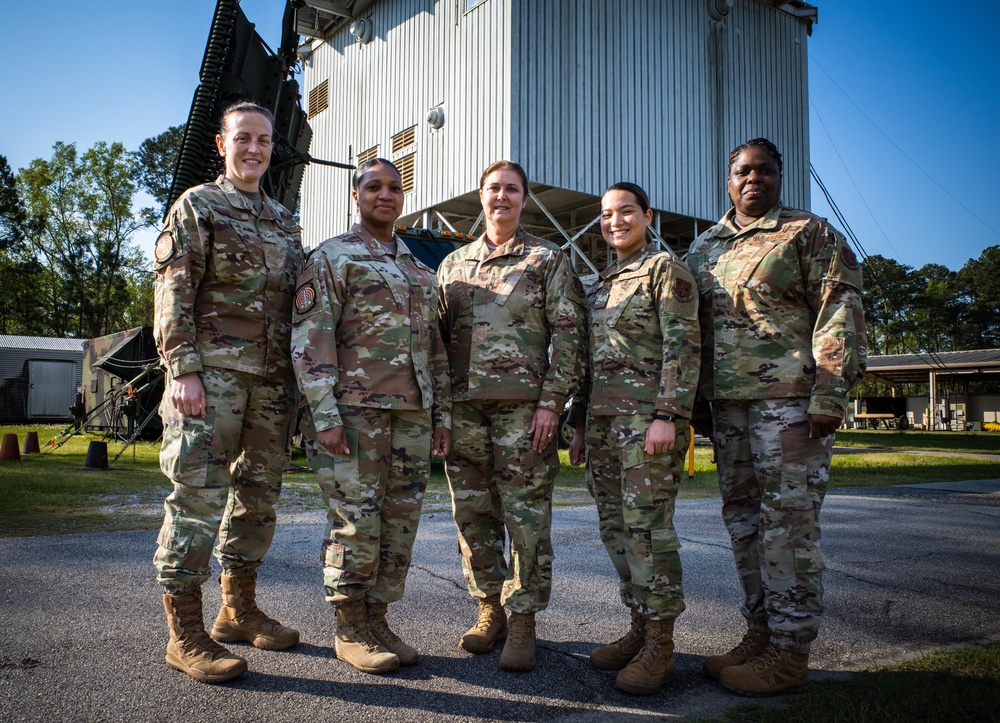 Women of 117th Air Control Squadron