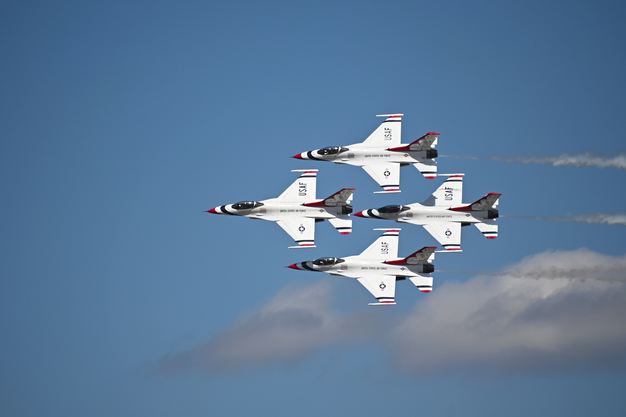 DVIDS - Images - Thunderbird four-ship formation [Image 1 of 10]