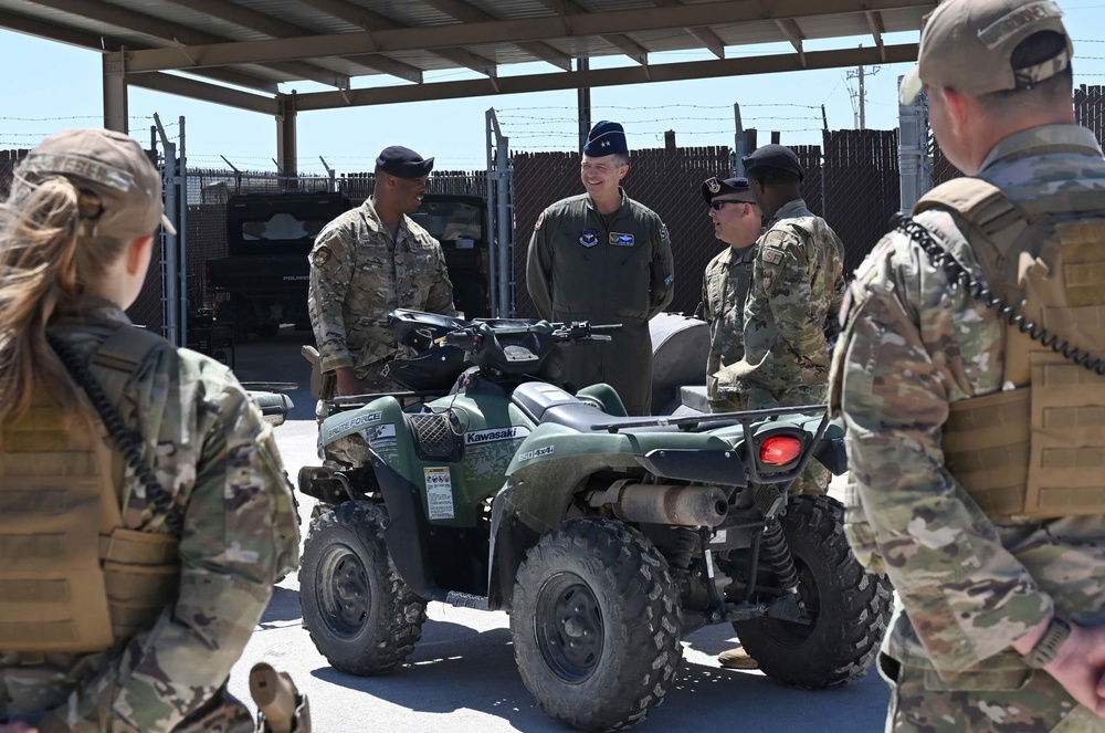 Major General Craig Wills Tour of Laughlin Air Force Base