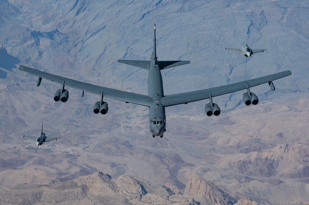 US B-52s bring region together through Middle East Presence