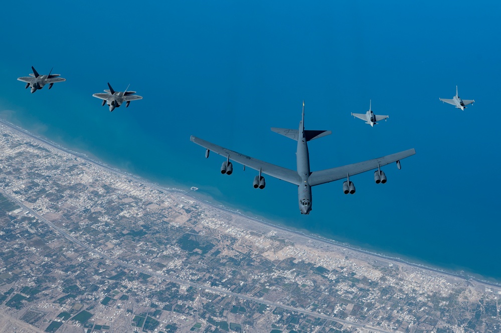 US B-52s bring region together through Middle East Presence