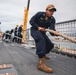 USS Billings Departs Ponce