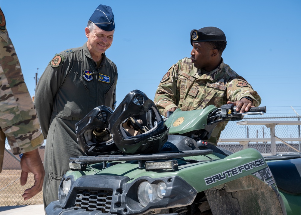 Maj. Gen. Craig Wills Laughlin Visit