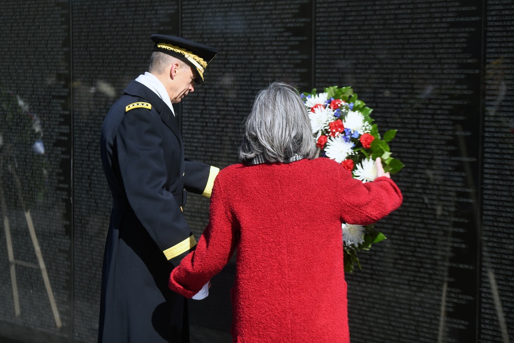 National Vietnam War Veterans Day wreath ceremony