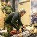 Norwegian Soldiers train at the Medical Simulation Training Center