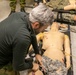 Norwegian Soldiers train at the Medical Simulation Training Center