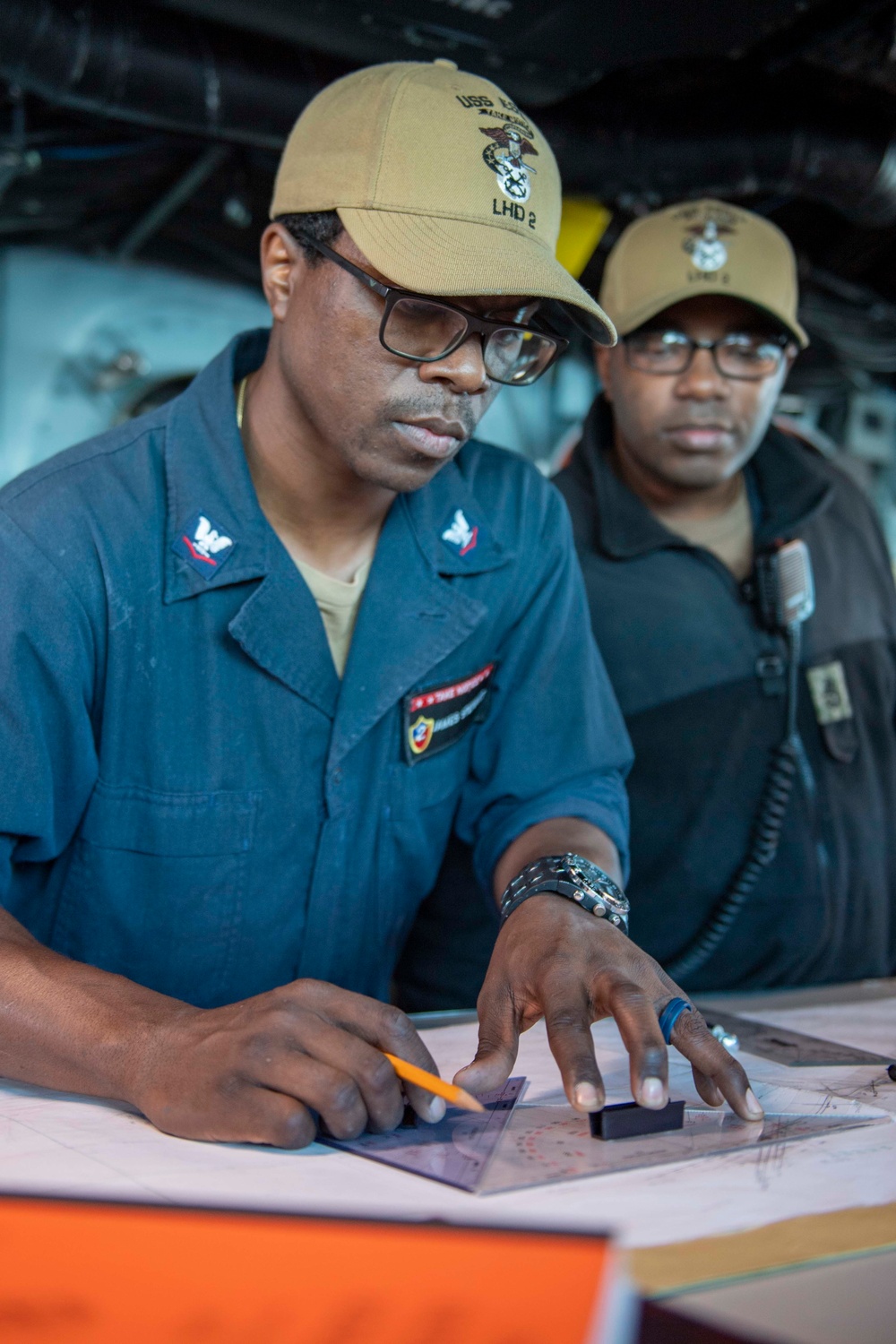 USS Essex In Port Operations