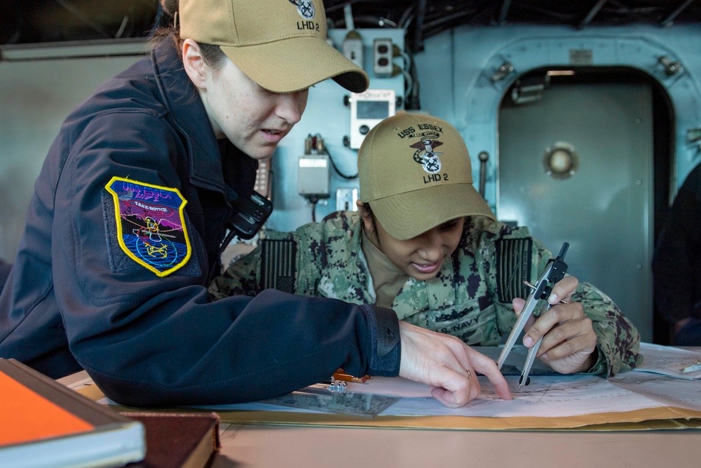 USS Essex In Port Operations