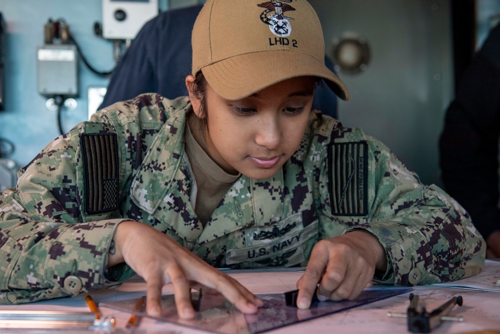 USS Essex In Port Operations