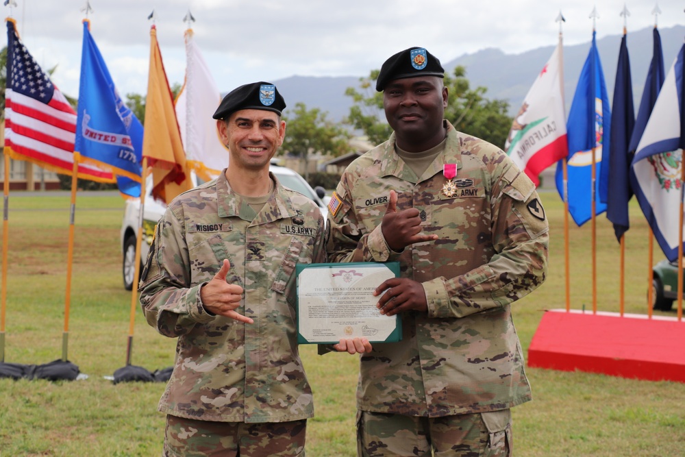 Relinquishment of Responsibility Ceremony for Command Sgt. Maj. Michael Oliver II