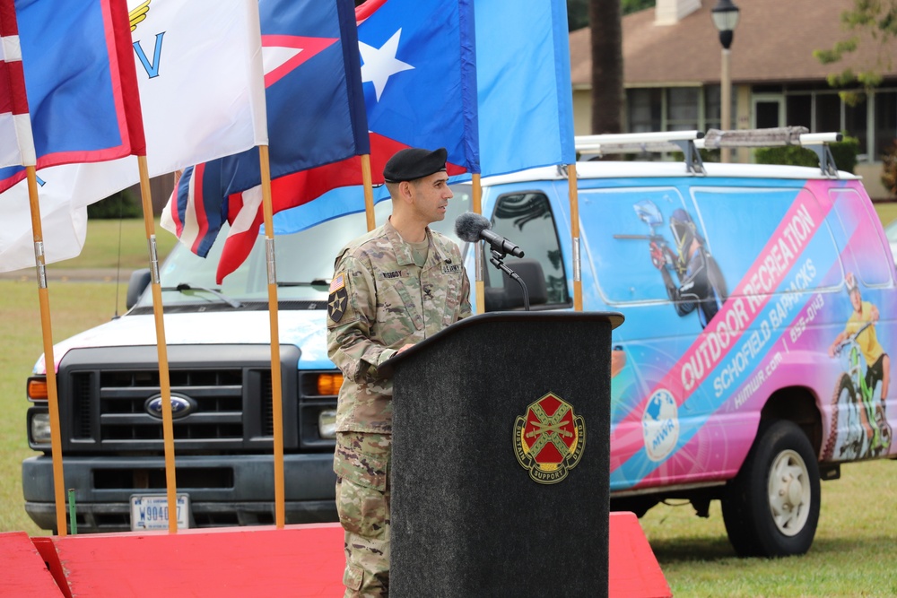 Relinquishment of Responsibility Ceremony for Command Sgt. Maj. Michael Oliver II