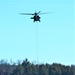 Federal, state agencies partner for fire-suppression training with UH-60 Black Hawks at Fort McCoy