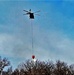 Wisconsin Army National Guard UH-60 Black Hawk crew holds Bambi bucket training at Fort McCoy