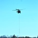 Wisconsin Army National Guard UH-60 Black Hawk crew holds Bambi bucket training at Fort McCoy