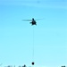 Wisconsin Army National Guard UH-60 Black Hawk crew holds Bambi bucket training at Fort McCoy