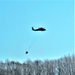 Wisconsin Army National Guard UH-60 Black Hawk crew holds Bambi bucket training at Fort McCoy