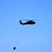 Wisconsin Army National Guard UH-60 Black Hawk crew holds Bambi bucket training at Fort McCoy