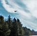 Wisconsin Army National Guard UH-60 Black Hawk crew holds Bambi bucket training at Fort McCoy