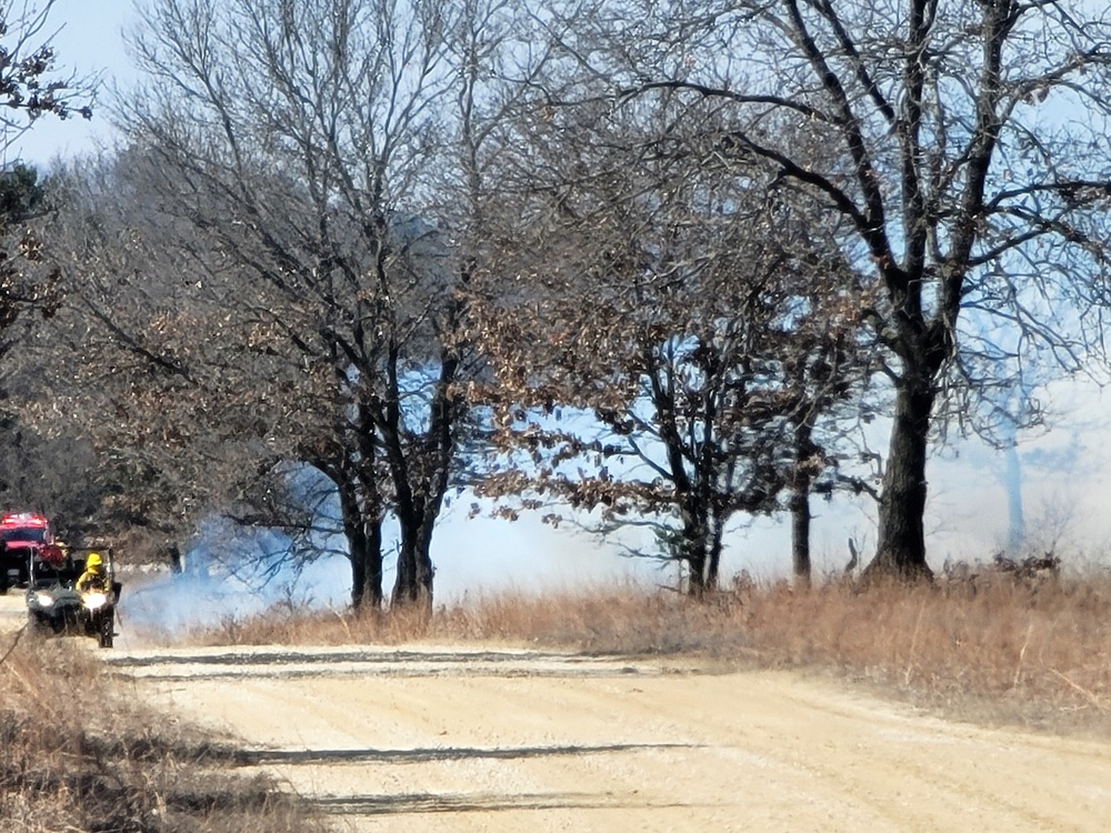 2022 prescribed burn season operations at Fort McCoy