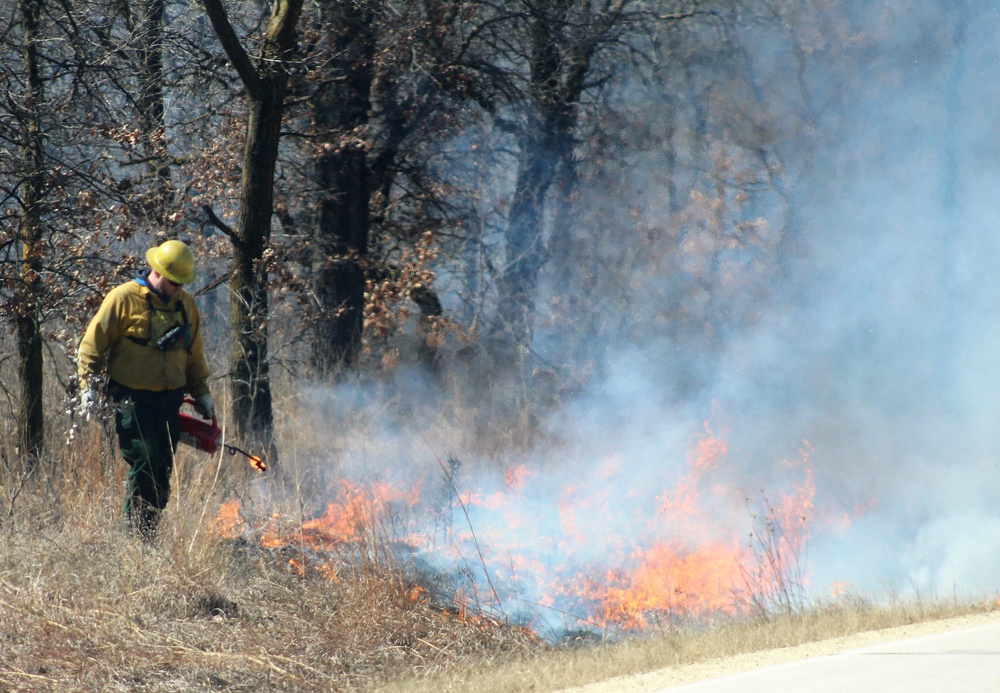 2022 prescribed burn season operations at Fort McCoy