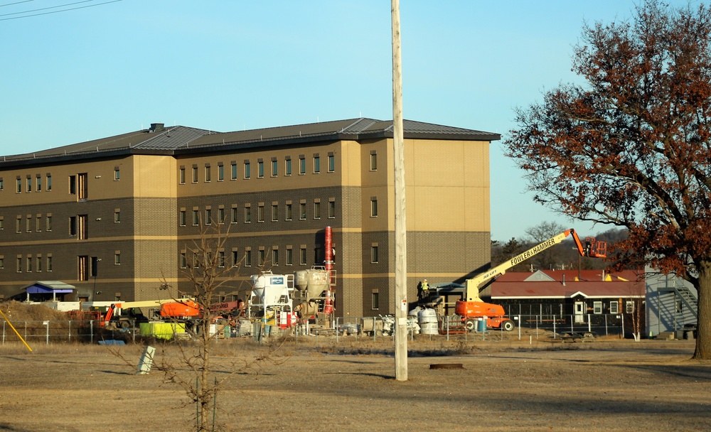 Continued barracks construction at Fort McCoy