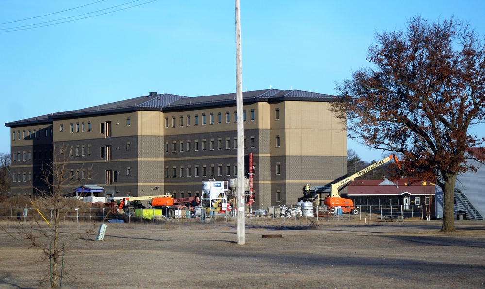 Continued barracks construction at Fort McCoy