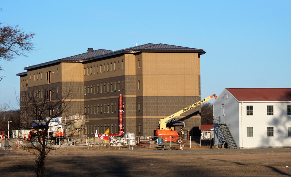 Continued barracks construction at Fort McCoy
