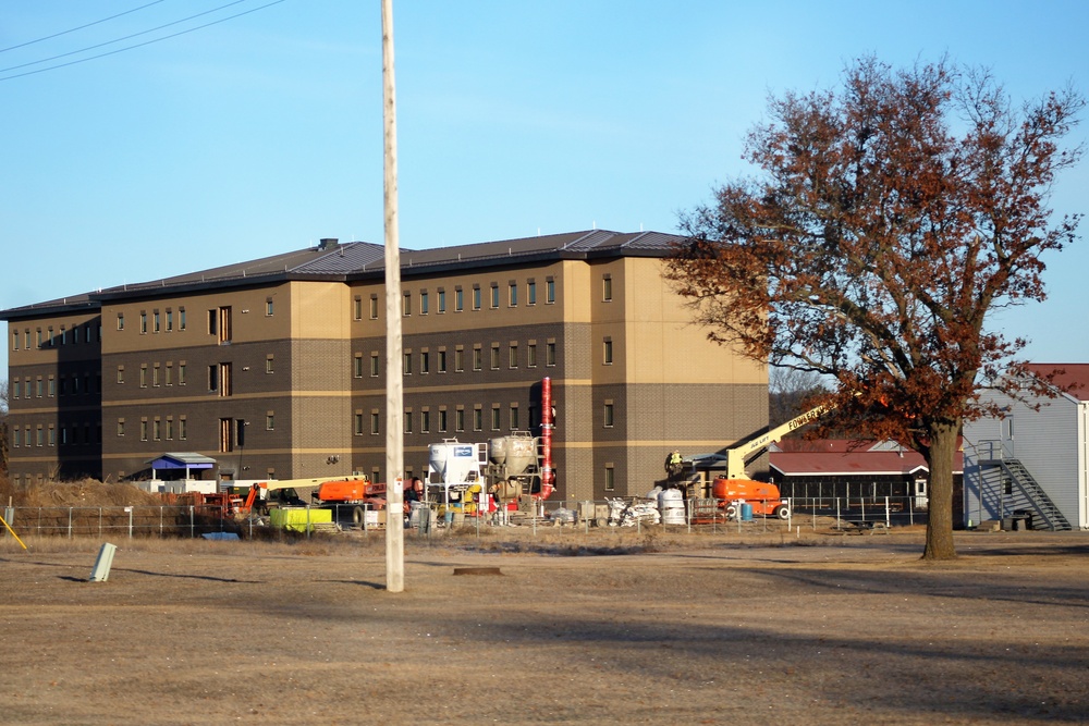 Continued barracks construction at Fort McCoy
