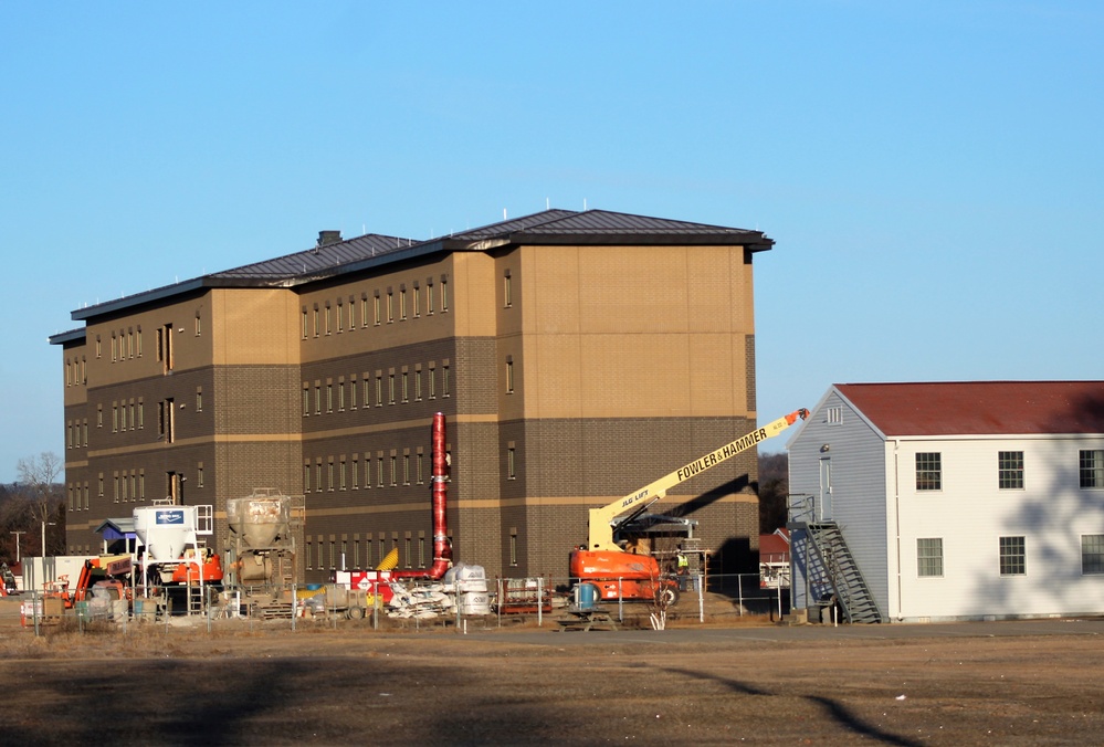 Continued barracks construction at Fort McCoy
