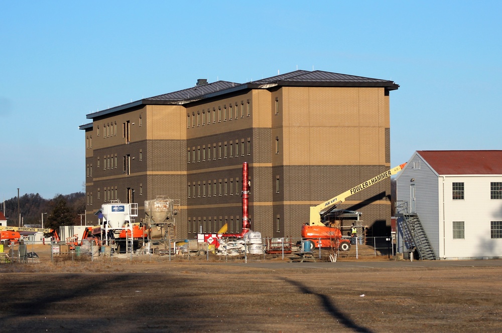 Continued barracks construction at Fort McCoy