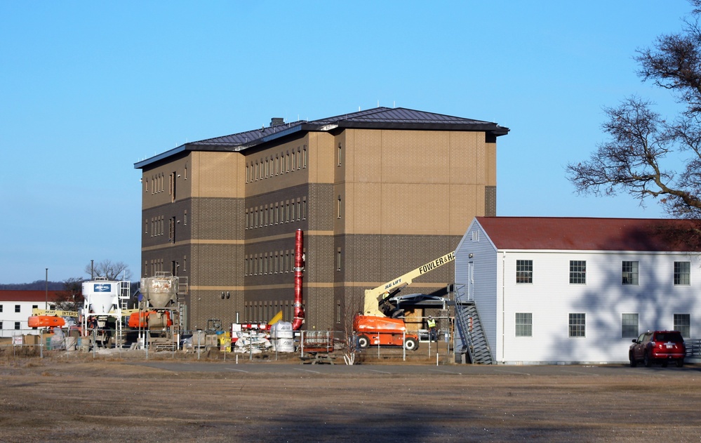 Continued barracks construction at Fort McCoy