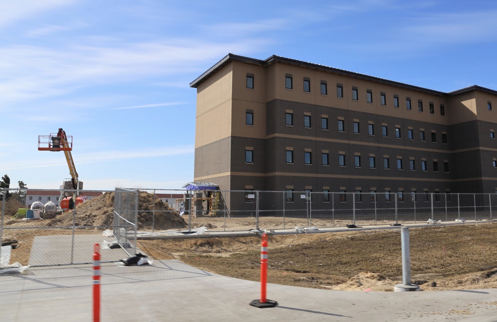 Continued barracks construction at Fort McCoy