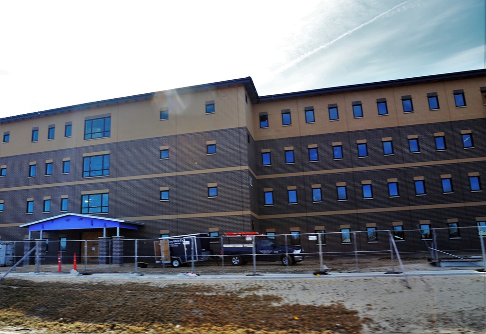 Continued barracks construction at Fort McCoy