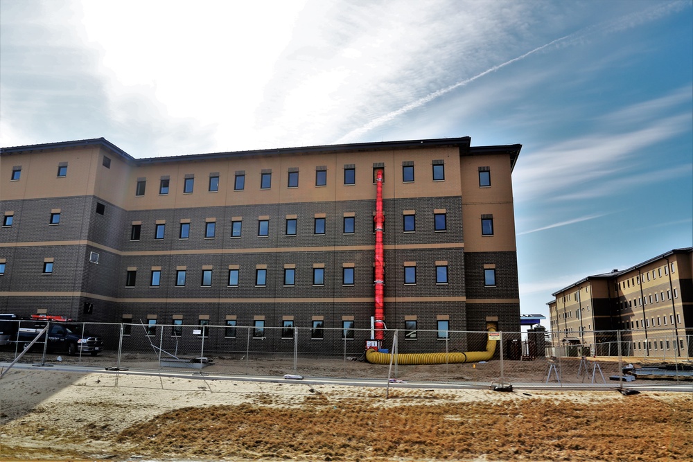 Continued barracks construction at Fort McCoy