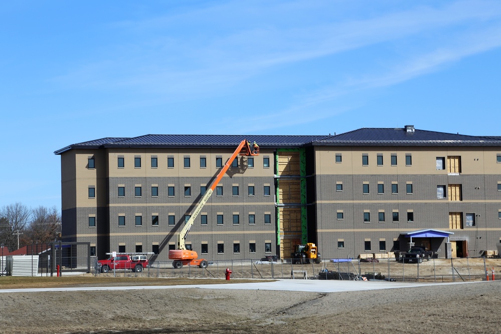 Continued barracks construction at Fort McCoy