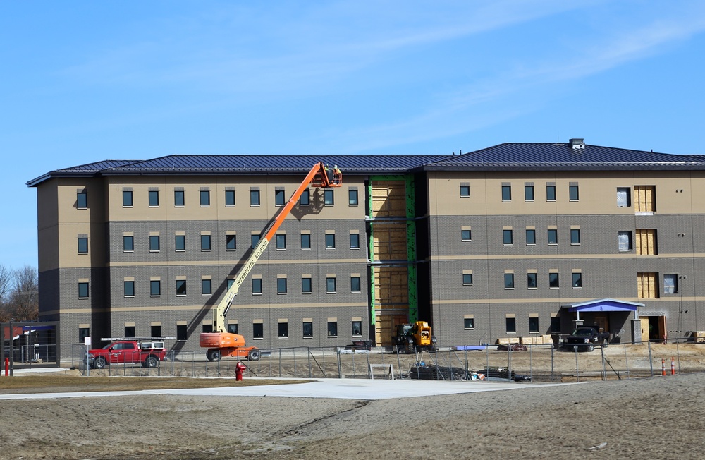 Continued barracks construction at Fort McCoy