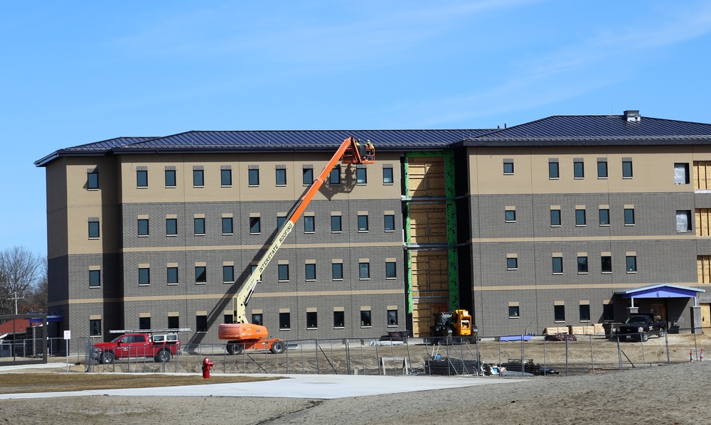 Continued barracks construction at Fort McCoy
