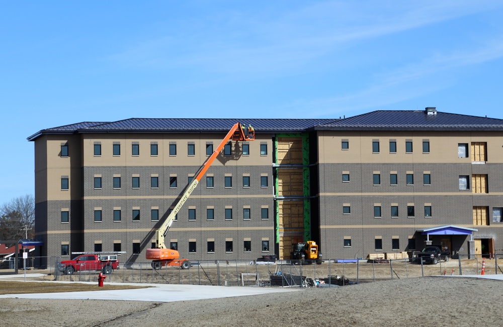Continued barracks construction at Fort McCoy