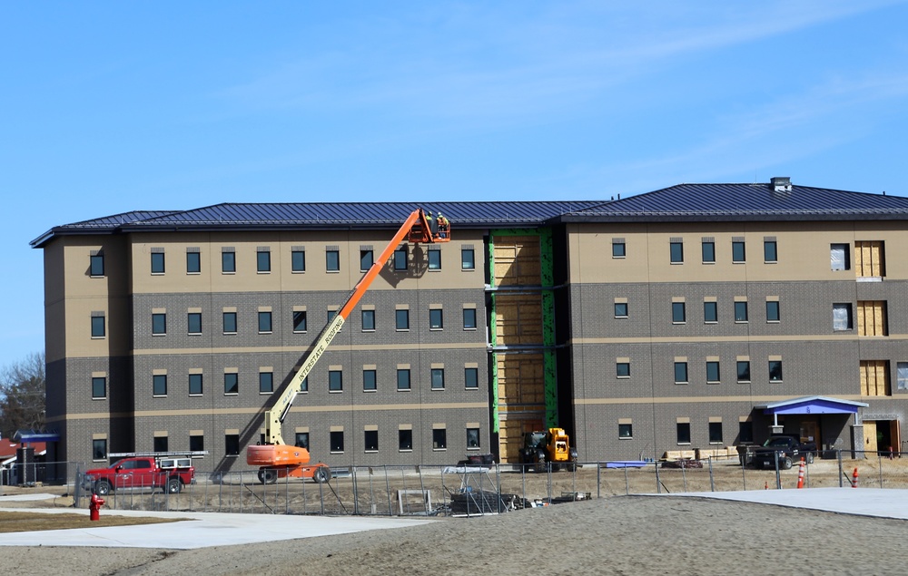 Continued barracks construction at Fort McCoy