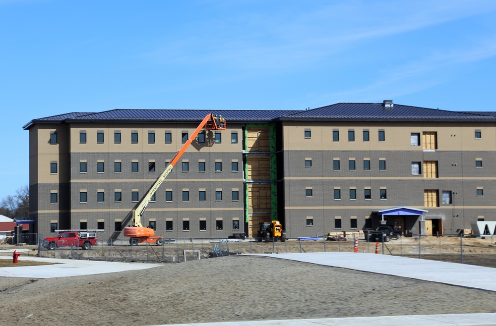 Continued barracks construction at Fort McCoy