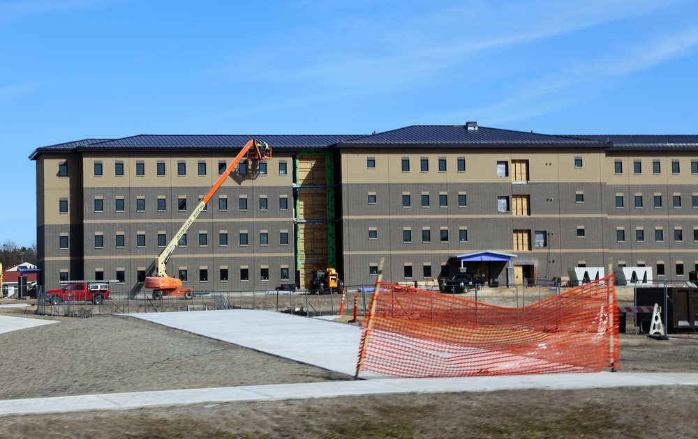 Continued barracks construction at Fort McCoy