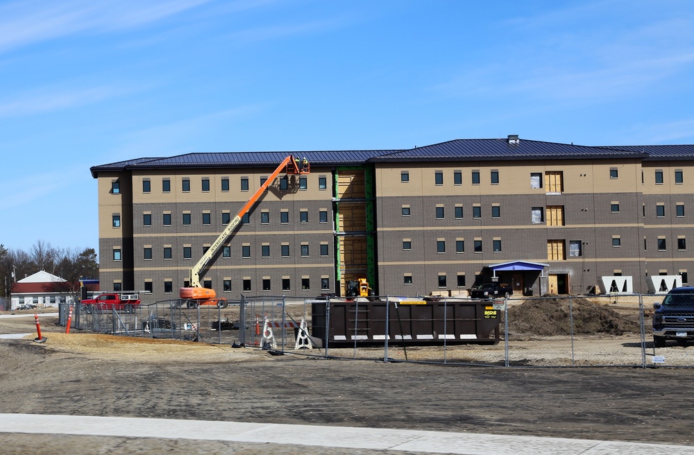 Continued barracks construction at Fort McCoy