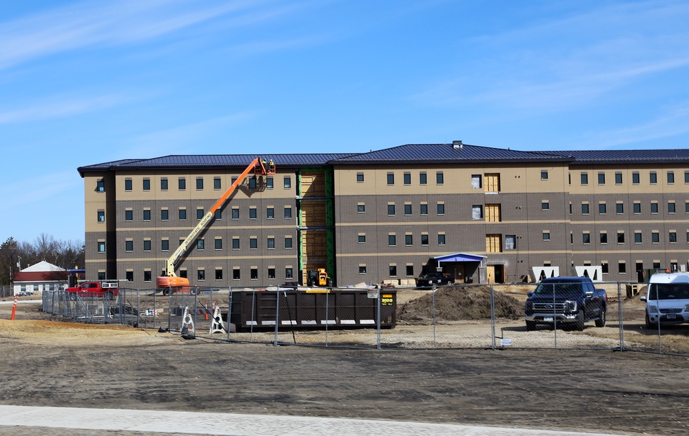 Continued barracks construction at Fort McCoy