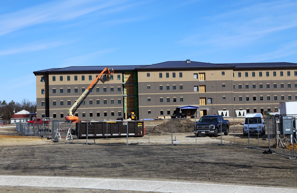 Continued barracks construction at Fort McCoy