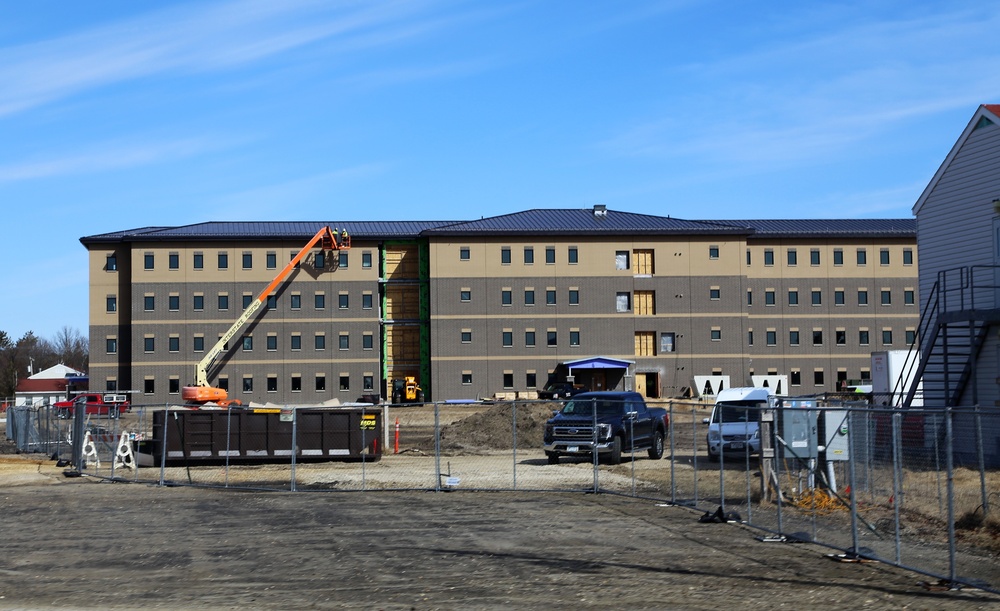 Continued barracks construction at Fort McCoy