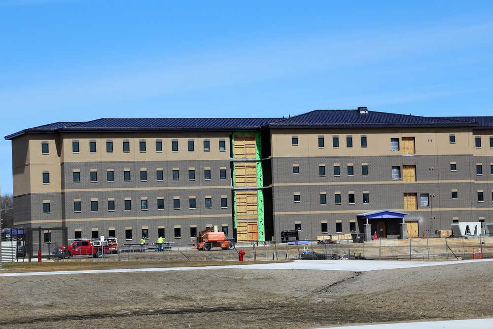 Continued barracks construction at Fort McCoy