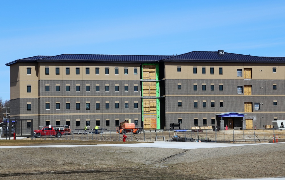Continued barracks construction at Fort McCoy
