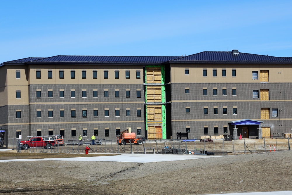 Continued barracks construction at Fort McCoy